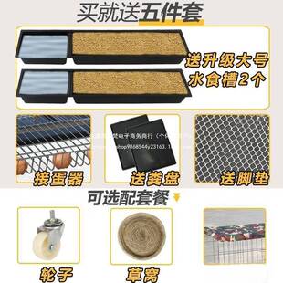 鸡笼自动清粪滚蛋123331养子家鸡用室外防鸡鸭鹅围雨笼子养鸡场特