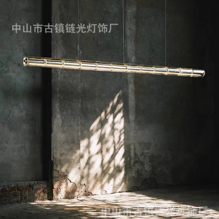 意式设计水晶玻璃长条餐厅吊灯