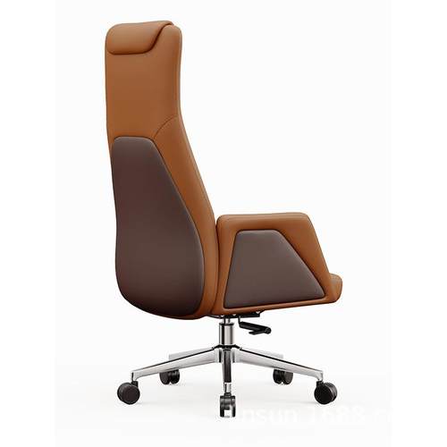 超设计感理老板大椅时尚经公皮椅定型海绵L-028A会议椅子包邮可班