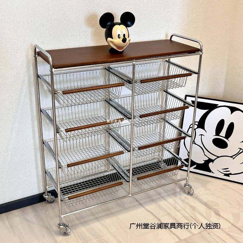 中古小推车置架动可移ZEdejHFF多功能理筐家用落物地多层收纳储整,收纳整理,书桌收纳置物架,淘宝优惠券,粉丝福利购,淘宝优惠卷