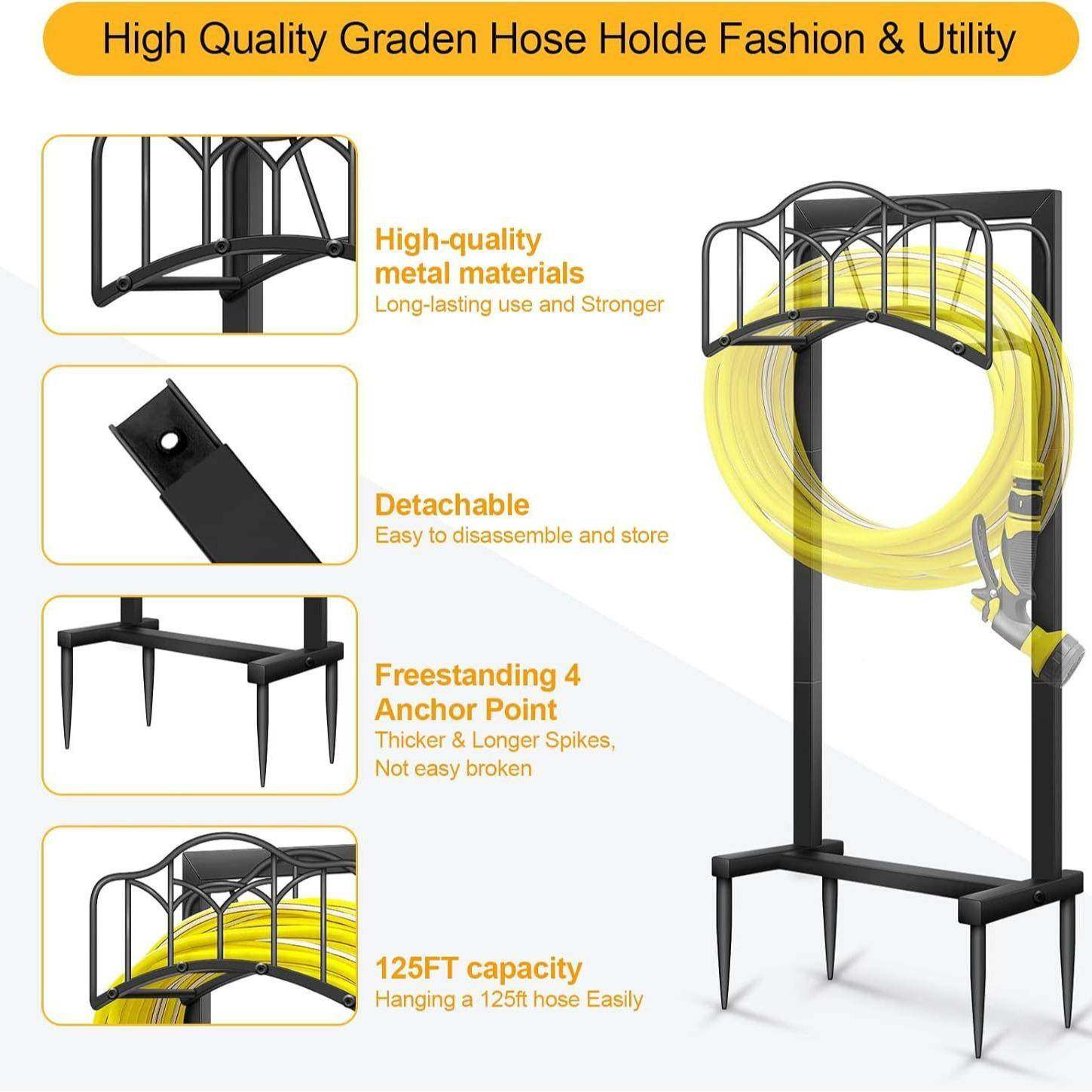 金属铁艺重型花园架软管支立收式可拆卸的管水GD082509储存纳架户,收纳整理,书桌收纳置物架,淘宝优惠券,粉丝福利购,淘宝优惠卷