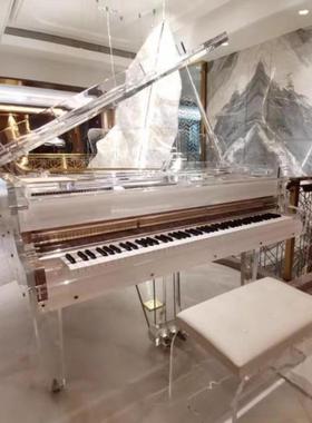 高档水晶三角琴演奏专用级别88键可GP-170加装自钢动统演奏系送能