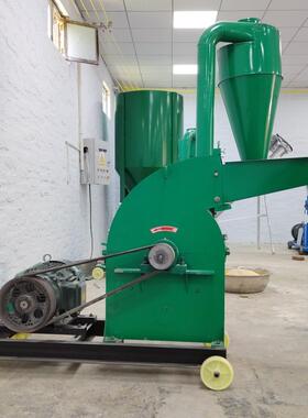 加厚型油RRX锤片粉碎机米棒子豆粕饼粉机小玉型家用草料打料打机