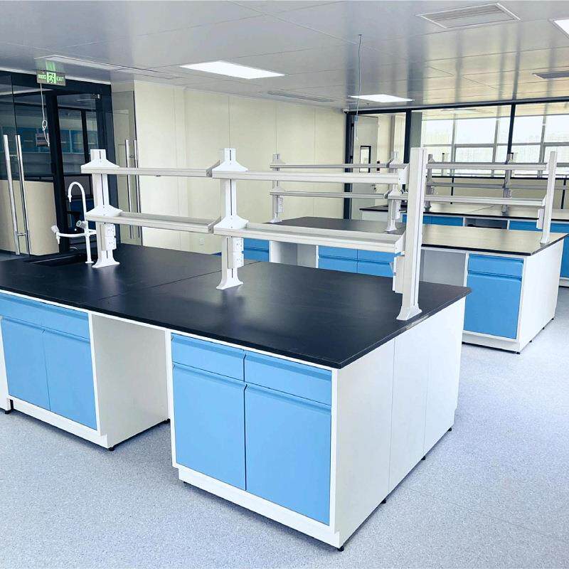 钢木实验咨询商家台实验边设计钢木台化验防室操台全作钢中央腐蚀