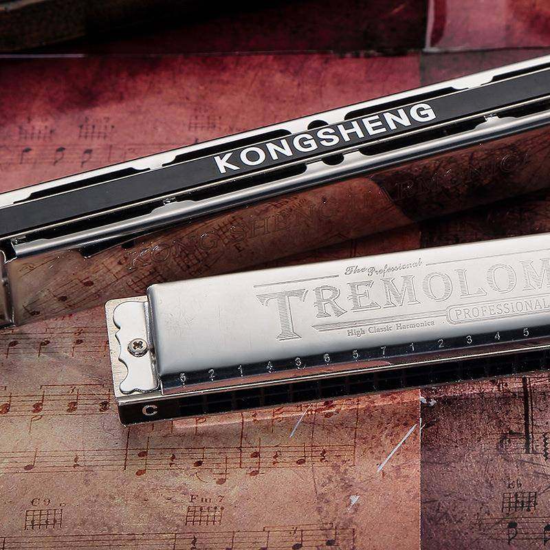 孔声C孔复音口EMK琴成人儿童学生初调2学者4专业演奏课堂口琴