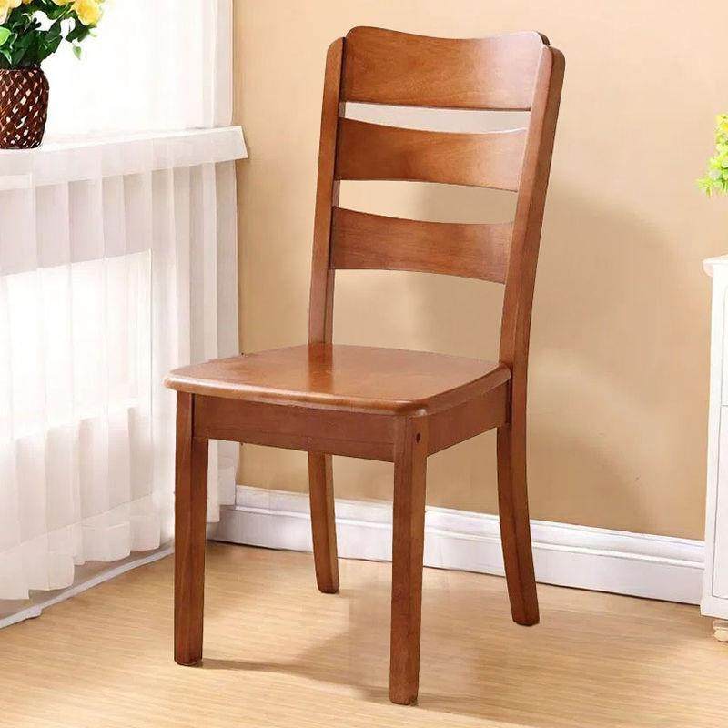 全木椅子靠背椅用餐椅出屋家桌椅131313凳子休闲实饭店餐厅餐实木