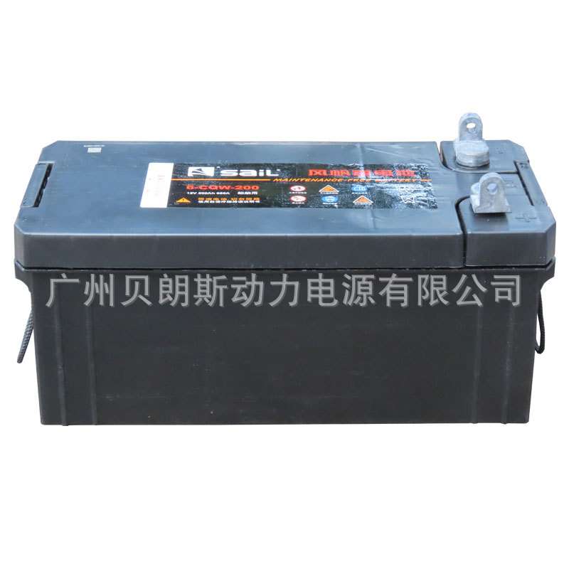 船用太阳能电池6-CQW-200 船级社CCS认证电瓶 风帆SAIL蓄电池厂家