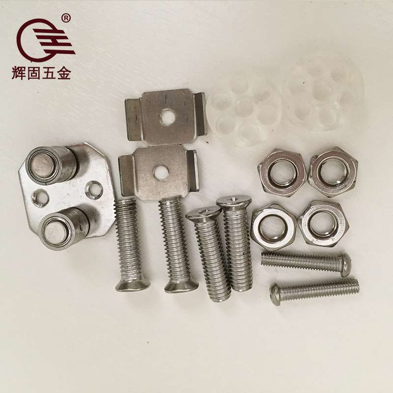 厂家供应 木门静音 轴承尼龙吊轮不锈钢8轮双杆吊轮塑钢门滑轮