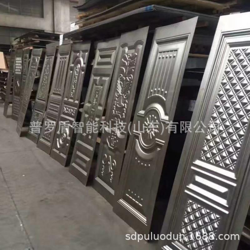 花冷轧板压门板铁皮花纹板镀花锌门板防盗门面压装445饰门皮