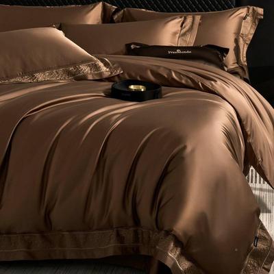 10被0超细旦天丝棉刺绣四套意大利件镂空花边套床单支莱赛LSEM-03