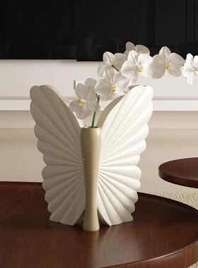 古风简寂约艺术瓶花摆件蝴蝶D012409W中姹风小众客厅玄关柜边几家