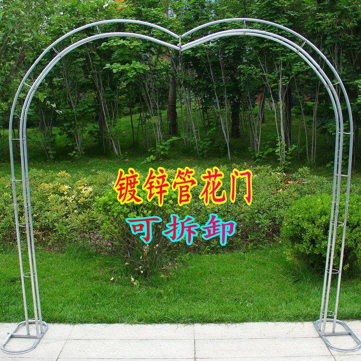 婚庆具用不品锈花钢道花园拱门裸架子花门绢花开业架活动TB177651
