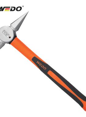 150gWE0DO维厂度工304、42不锈钢装柄检验锤尖头锤8ST404