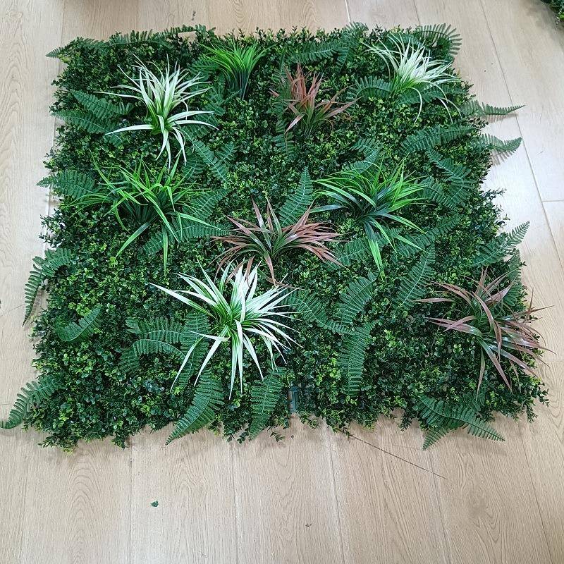 仿真植物墙绿墙尤草坪墙面人造塑料假草米兰植头加利门100*100壁
