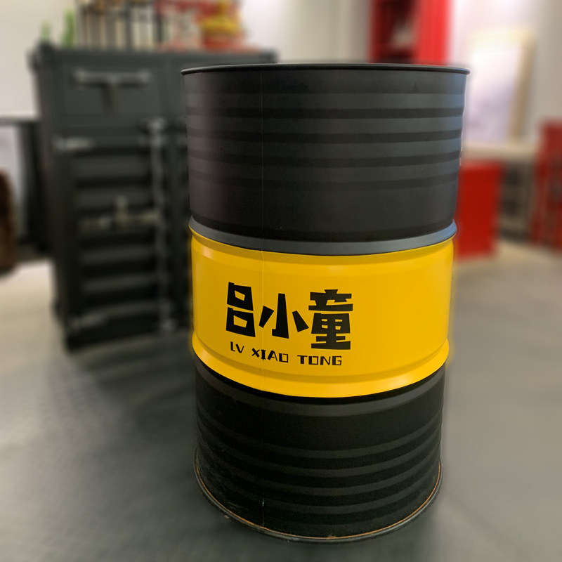 美式工业风油桶改装立式展示柜