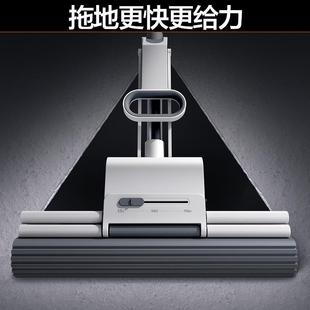 大卫025新款 拖免拖2把头地拖 吸洗水海绵手一拖懒人家用胶棉ZRT式