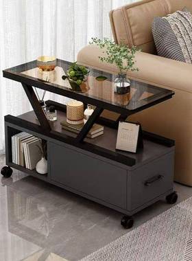 沙发边柜客厅小户型储动物柜侧边现代桌简约轻奢茶几桌子移99820
