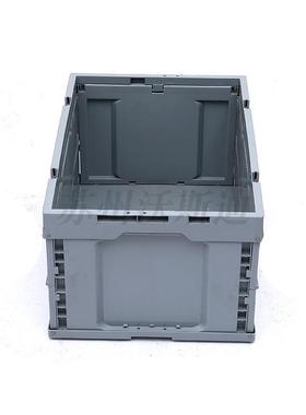 中间折箱4628塑料周转箱带盖物框流运输加厚物料筐91780运叠输箱