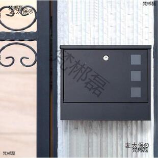 别墅户外信信箱带锁加大箱旧室外报箱邮筒邮FPS箱壁怀挂件箱收麦