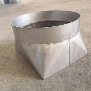 30不4钢天方地圆排通烟风管道配74件方转锈圆通风管道风管接头