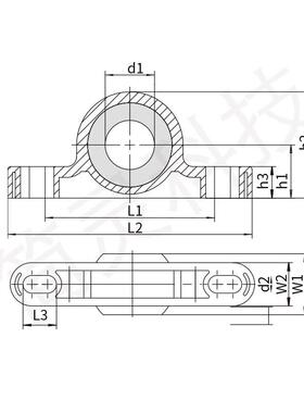 简灵基座关承节轴承自调心带座轴XIP免维轴承护替代KTSM-30自润滑
