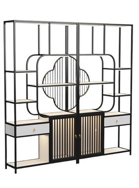 奢博古12771架现代办公室物架摆件茶多轻宝阁置物柜架书架茶博具