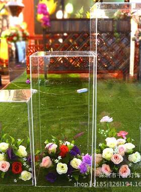 庆道具路引UND婚礼力现场布置道亚克方筒路引婚礼现场婚装饰具道