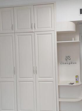 实木整体衣17447柜定白色简欧白橡制家木衣柜全屋俱具整体家定制