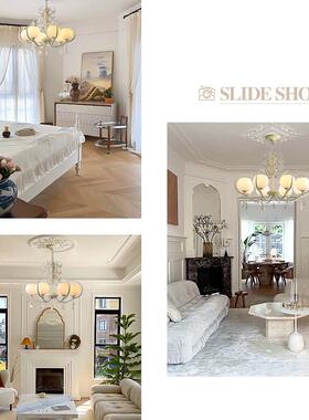 法式宫奢轻复古31457廷客厅餐灯创意个性清新奶油卧室厅灯大气