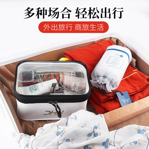 化妆包女便携大容量收纳包透明小号随身带旅行手提防水男士洗漱包