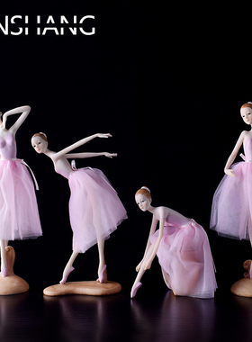 芭蕾天使跳舞女孩人物家居装饰品摆件 创意生日礼物 工艺品礼品