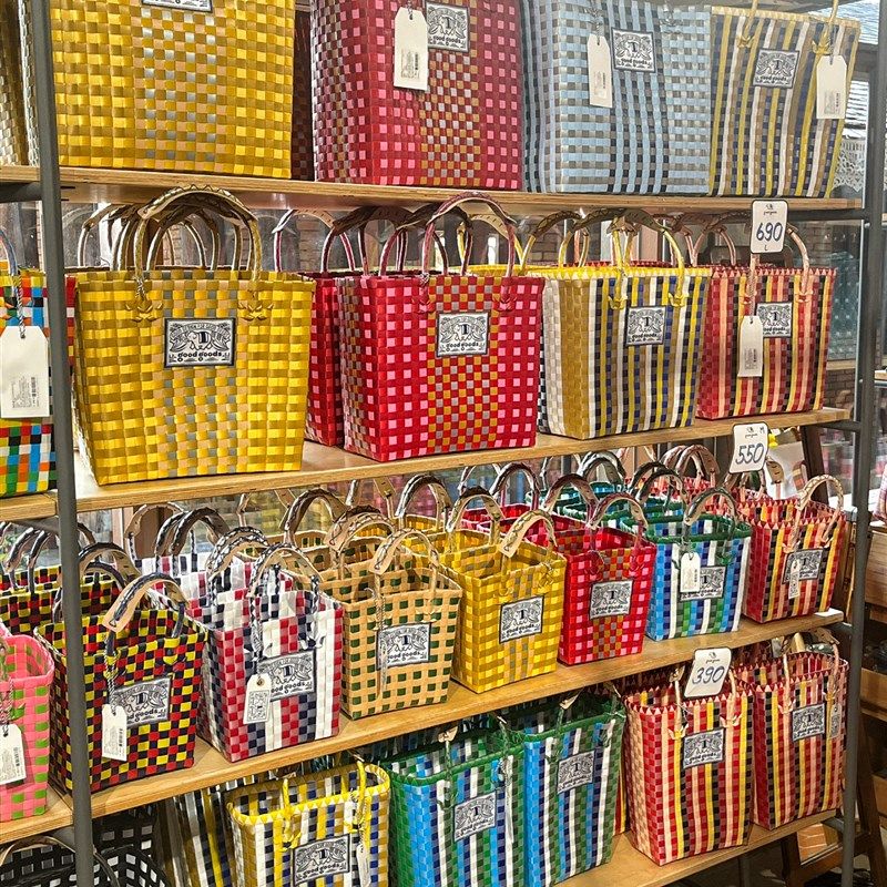泰国手工编织包大容量diy菜篮子沙滩包伴手礼手提包节日礼品袋包,箱包皮具/热销女包/男包,通用款女包,淘宝优惠券,粉丝福利购,淘宝优惠卷