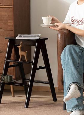 家高脚凳可折梯凳YQ-G521台用阶便携登梯子三叠步梯换鞋凳两用凳