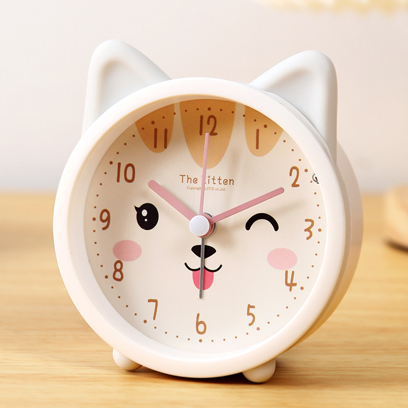 卡通小闹钟儿童学生用起牀神器男孩女孩专用牀头闹铃新款2023时钟,家居饰品,台钟/闹钟,淘宝优惠券,粉丝福利购,淘宝优惠卷