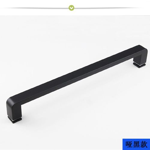 极简304不锈钢方管单面拉手淋浴房玻璃移门横装方形把手设备扶手