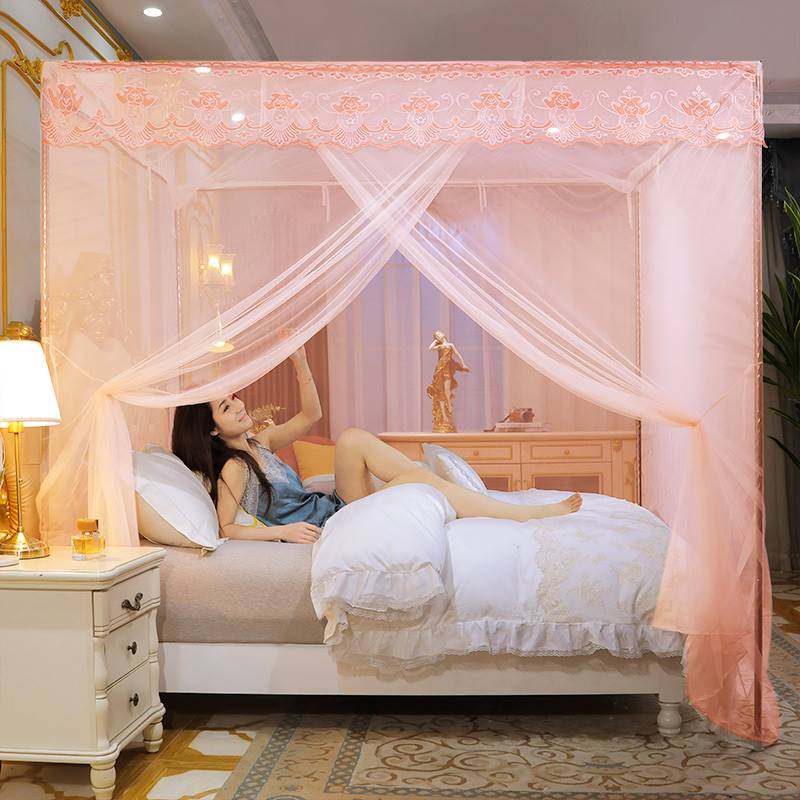 蚊帐家用2023新款单门加密夏天宫廷落地1.8双人1.5米床通用1.2,床上用品,蚊帐,淘宝优惠券,粉丝福利购,淘宝优惠卷
