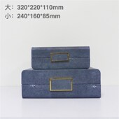 饰盒摆件收纳酒柜盒子 饰品装 新中式 样板房饰品首饰盒现代卧室软装