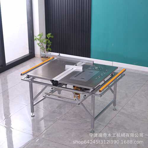 不锈钢折叠精密锯木板子母裁板锯便携式木工双隐形开料锯台 厂