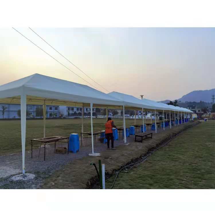 户外野外营地地摊夜宵烧烤帐篷四脚大伞遮阳防雨移动加厚厂家直发