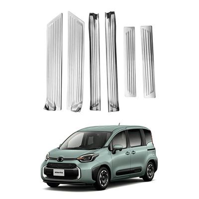 适用于 22款丰田 Toyota SIENTA 后护板门槛条踏板不锈钢防护贴