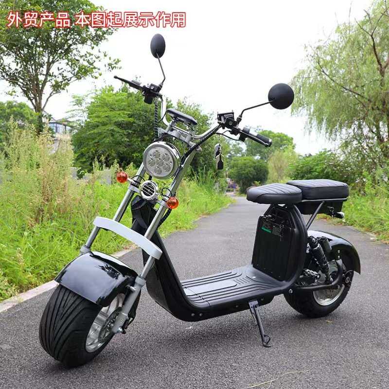 EEC锂电池哈雷电动成人踏板电瓶车 电动宽胎滑板代步车60V2000W