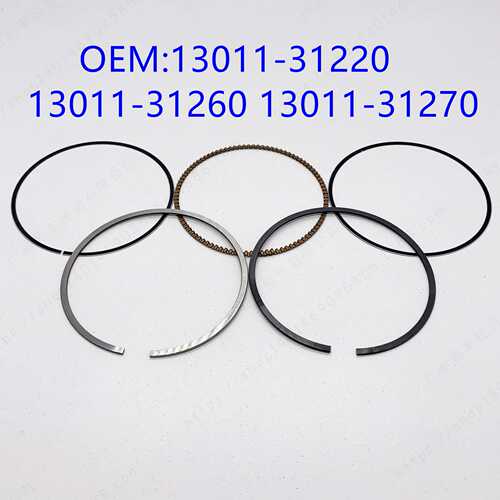 适用丰田 TOYOTA 4GR-E30  活塞环 V6  13011-31220 PISTON RING