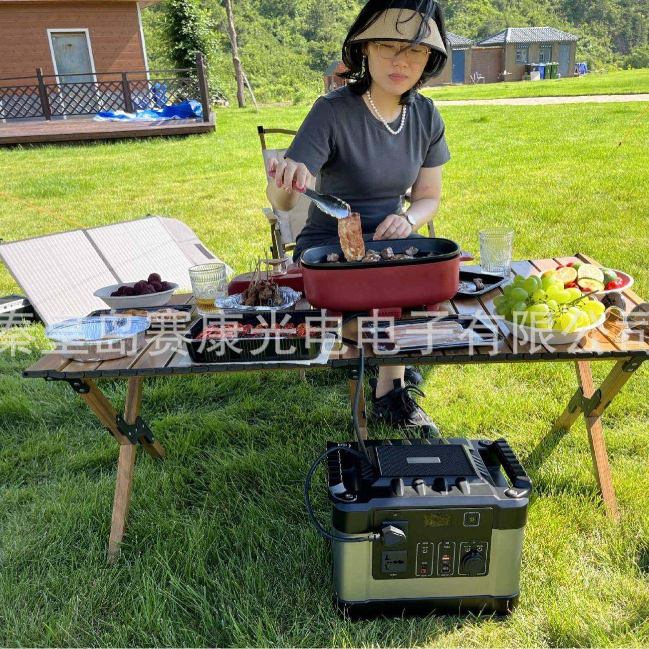 便携式应急电源车载户外露营供电1000w 1500w 配太阳能折叠板厂家