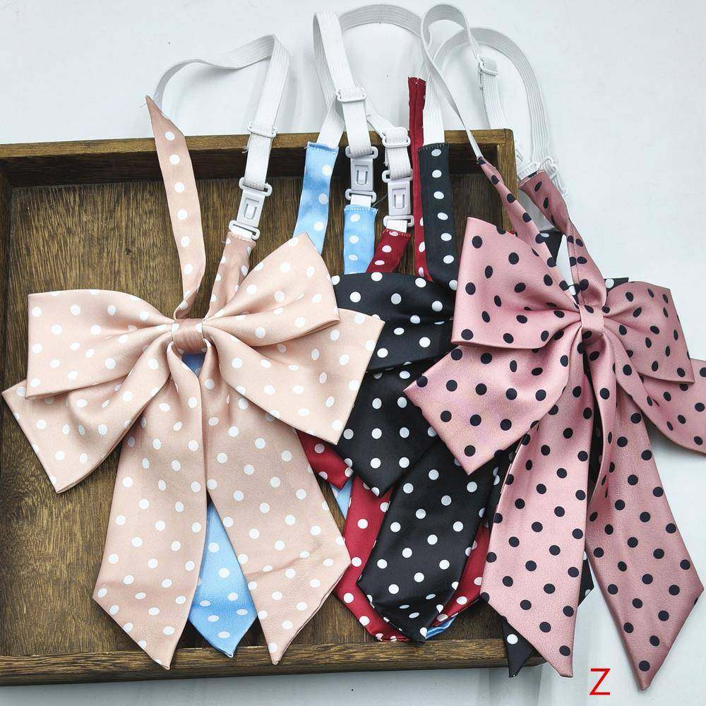 尖角纯色斑点领花 领结JK制服校服学院风领花女生蝴蝶结厂家直供