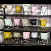 厂家铁艺花TKY桌桶创意家居摆件面花客厅落地花架简装 器饰花店约