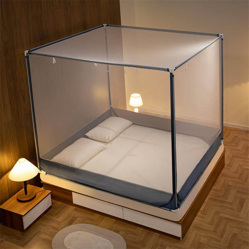 新款简约风坐床回底蚊帐床笠款家用儿童防摔1.5x1.9米1.8m床纹账,床上用品,蚊帐,淘宝优惠券,粉丝福利购,淘宝优惠卷