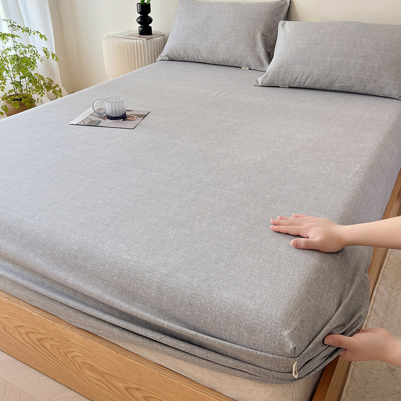 加高款床笠纯棉老粗布超厚床垫专用床罩防滑纯色全棉席梦思保护套,床上用品,床笠,淘宝优惠券,粉丝福利购,淘宝优惠卷