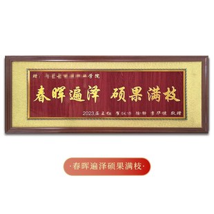 定制感谢老师牌匾桃李满天下金榜题名升学宴母校庆典学校毕业礼物