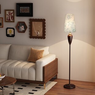 高级感落地灯客厅卧室床头法式中古美式复古氛围现代沙发边角台灯