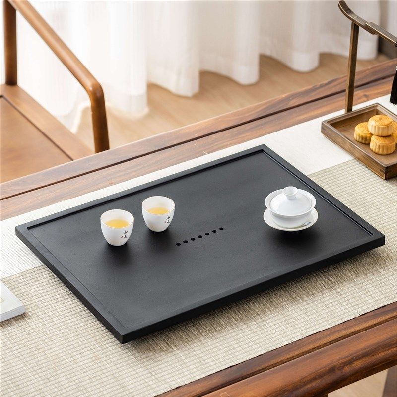 茶桌茶盘中间嵌入式乌金石大理石火烧石漏水盖板面板内嵌,餐饮具,茶盘,淘宝优惠券,粉丝福利购,淘宝优惠卷